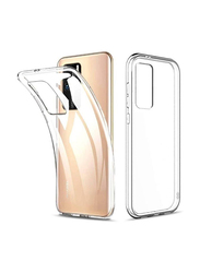 Huawei P40 Pro Protective Soft Silicone Mobile Phone Back Case Cover, Clear