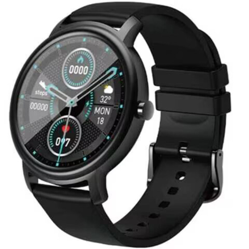 

Mibro Bluetooth Smart Watch Fitness Tracker with Heart Rate Monitor, IP68 Waterproof, Sleep Monitor & Step Counter, Black