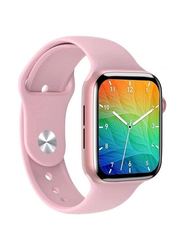 HW22 44mm Smartwatch, HD 1.75'' Touch Screen, BT Call, Heart Rate Sensor & Waterproof, Pink