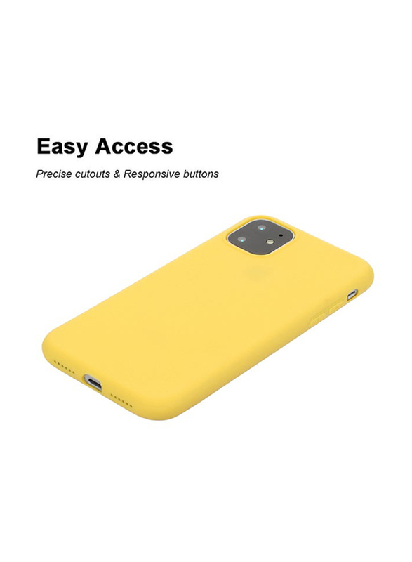 Apple iPhone 11 Pro Max Protective Mobile Phone Back Case Cover, Yellow