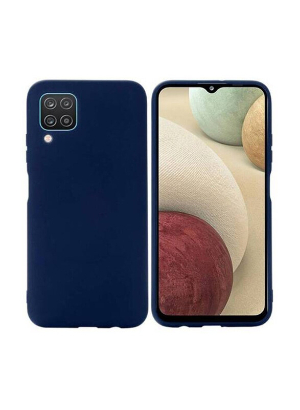 

Generic Samsung Galaxy A12 Soft Silicone Mobile Phone Case Cover, Blue