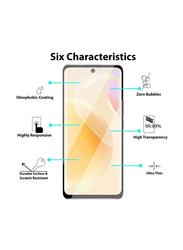 Huawei Honor 50 Full Glue 5D Glass Screen Protector, Clear/Black