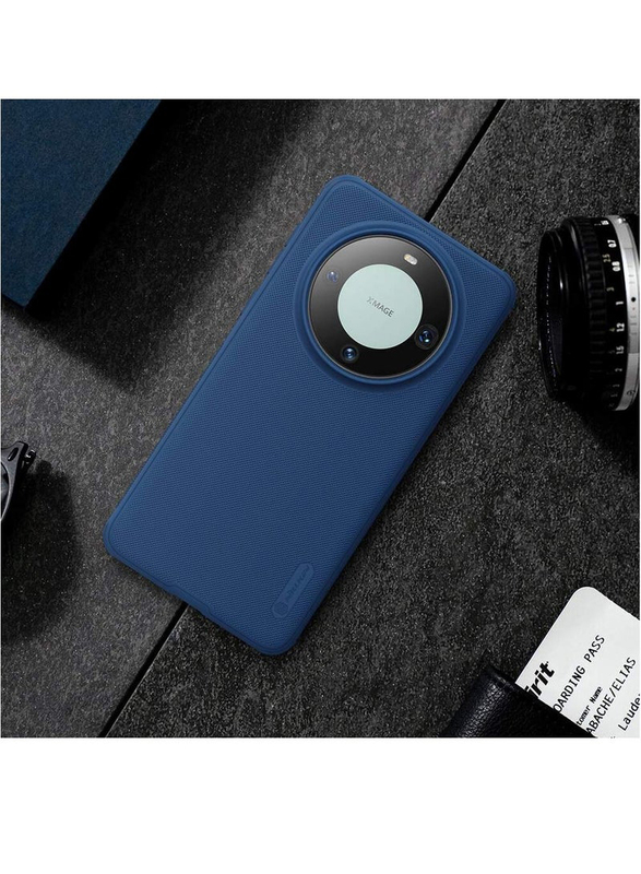 Nillkin Huawei Mate 60 Pro Super Frosted Shield Pro Magnetic Matte Mobile Phone Back Case Cover, Blue