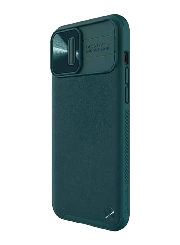 Nillkin Apple iPhone 13 Pro CamShield Leather Mobile Phone Case Cover with Camera Protection, Green