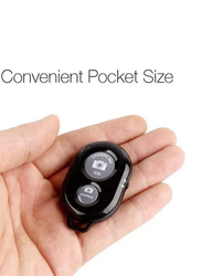 Bluetooth Remote Shutter for Apple iPhone/Android/Windows Mobile Camera, Black