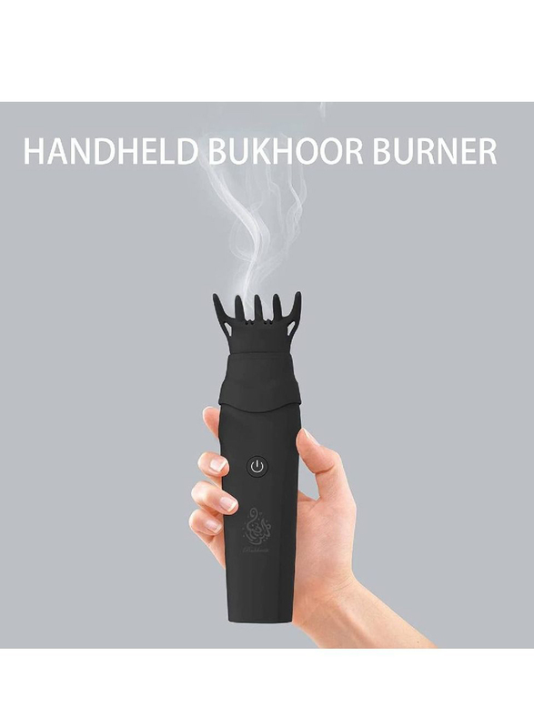 Electric Comb Bakhoor Arabic Aroma Incense Burner, Black