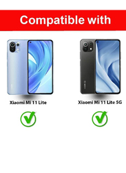 Xiaomi Mi 11 Lite 5g/Xiaomi Mi 11 Lite Tempered Glass Screen Protector, Clear