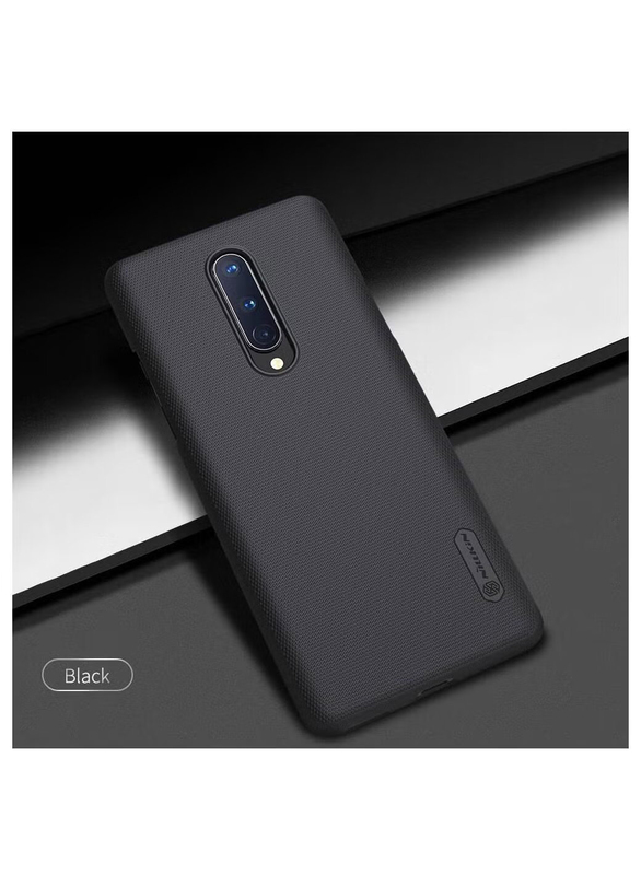 Nillkin OnePlus 8 Super Frosted Shield Hard Mobile Phone Back Case Cover, Black