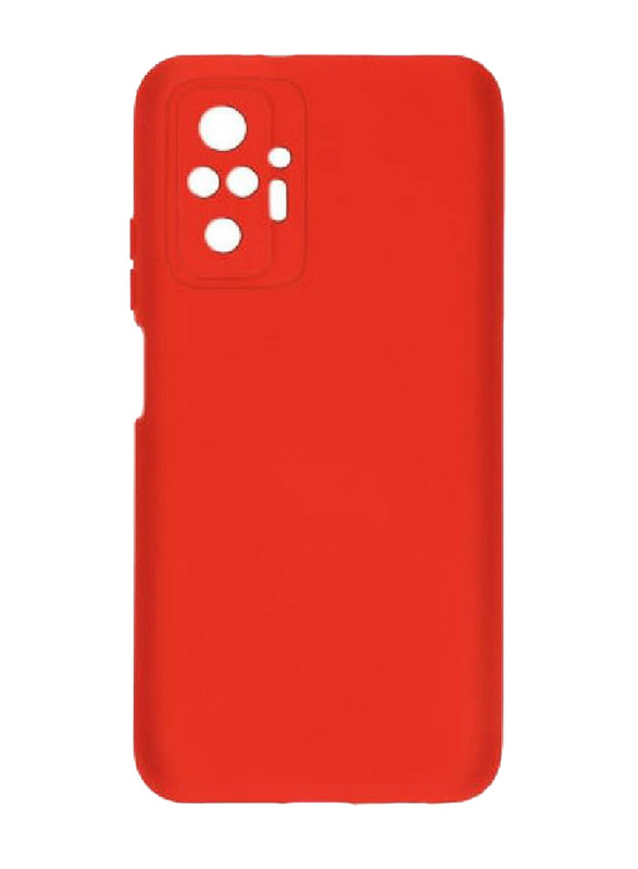 Samsung Galaxy Note 10 Plus Soft Liquid Silicone Slim Gel Protective Back Mobile Phone Case Cover, Red