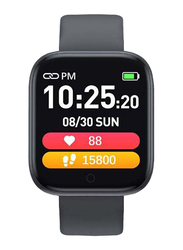 1.54-inch Smartwatch with Heart Rate Monitoring, Black