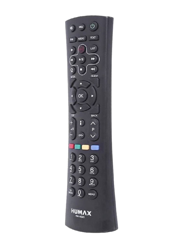 Remote Control for Humax Receivers, H04S, Black
