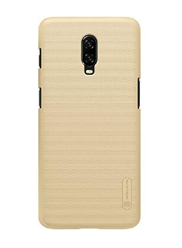 Nillkin OnePlus 6 Super Frosted Shield Hard PC Mobile Phone Case Cover, Gold