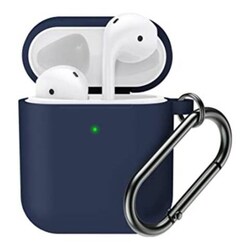 Apple Airpod 1/2 Silicone Protective Case Cover, Blue