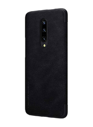 Nillkin OnePlus 7 Pro Qin Series Classic Flip Leather Protective Mobile Phone Case Cover, Black