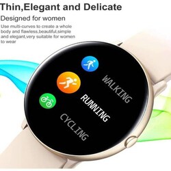 Full Touch Screen Bluetooth Smartwatch, Gold