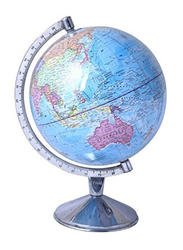 8-Inch Political World Globe, Blue