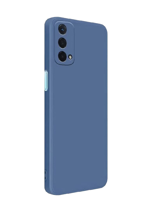 Olliwon Oppo A93 5G Protective Anti-Scratch Soft Silicone Back Mobile Phone Case Cover, Blue