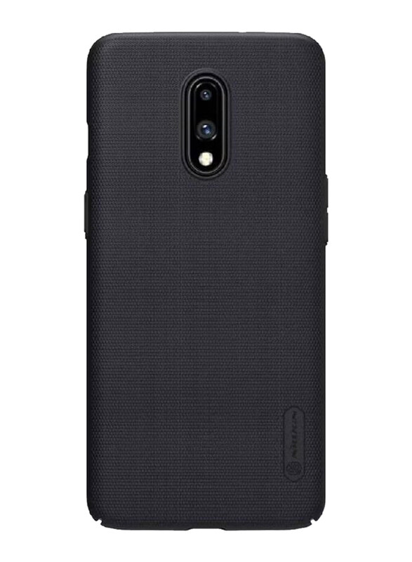 

Nillkin OnePlus 7 Super Frosted Shield Hard PC Mobile Phone Back Case Cover, Black
