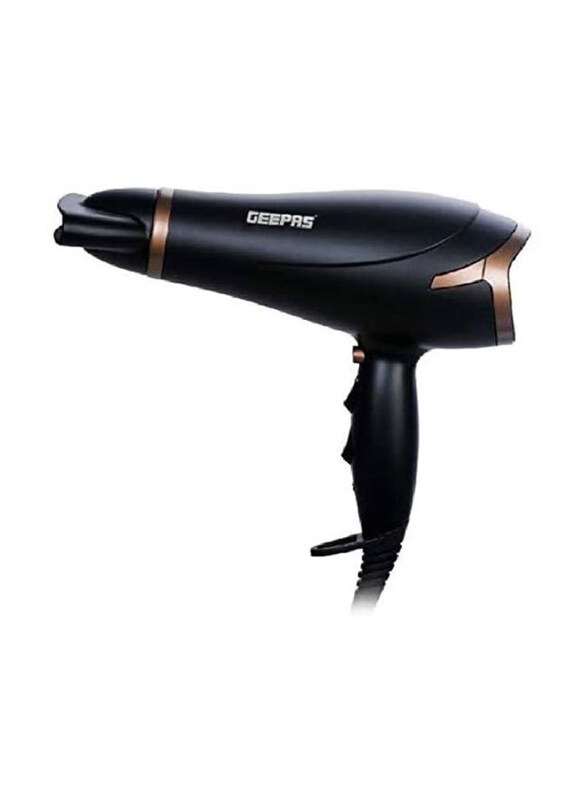 

Geepas New Electric Hair Dryer, 2200W, Black