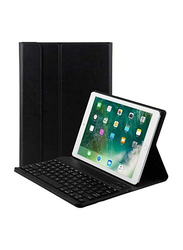 Wireless Bluetooth English Keyboard with Case Cover for Apple iPad 2018(Gen 6)/iPad 2017(Gen 5)/Pro 9.7-Inch, Black