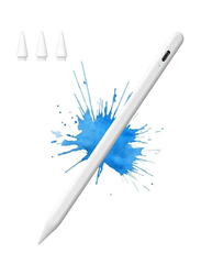 Stylus Pen for iPad with Tilt Sensitive and Magnetic Design Digital Pencil, White