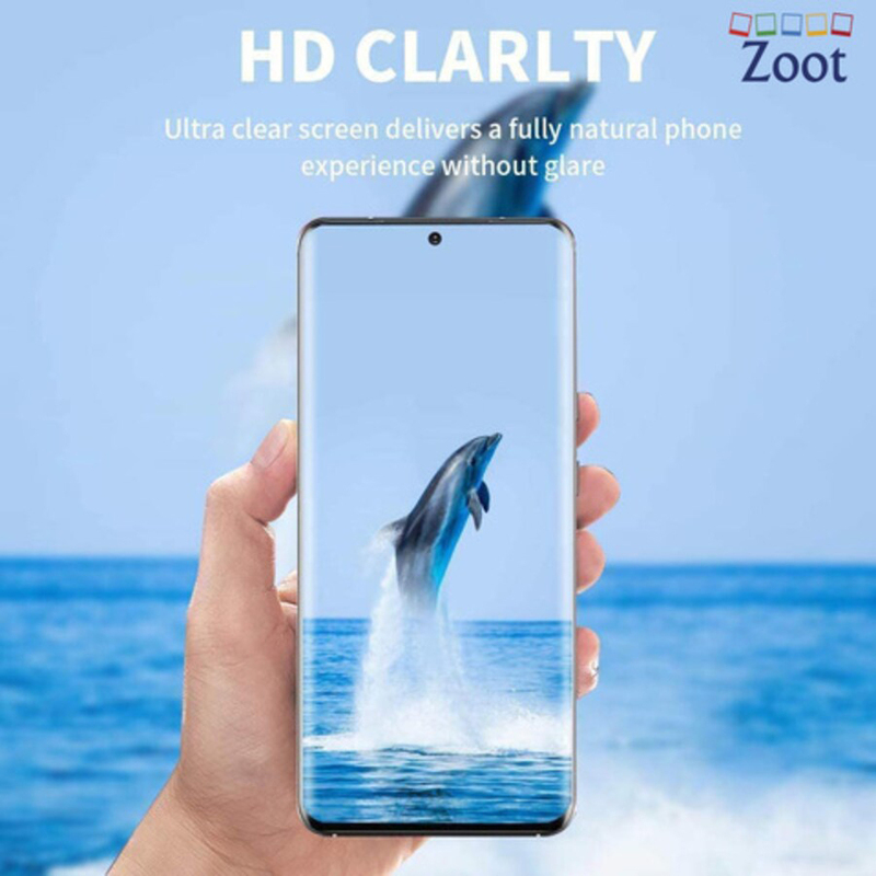 Zoot Samsung Galaxy S21 Ultra 5D Tempered Glass Screen Protector, Clear