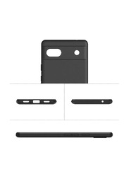 Google Pixel 6A Soft Silicone Mobile Phone Case Cover, Black