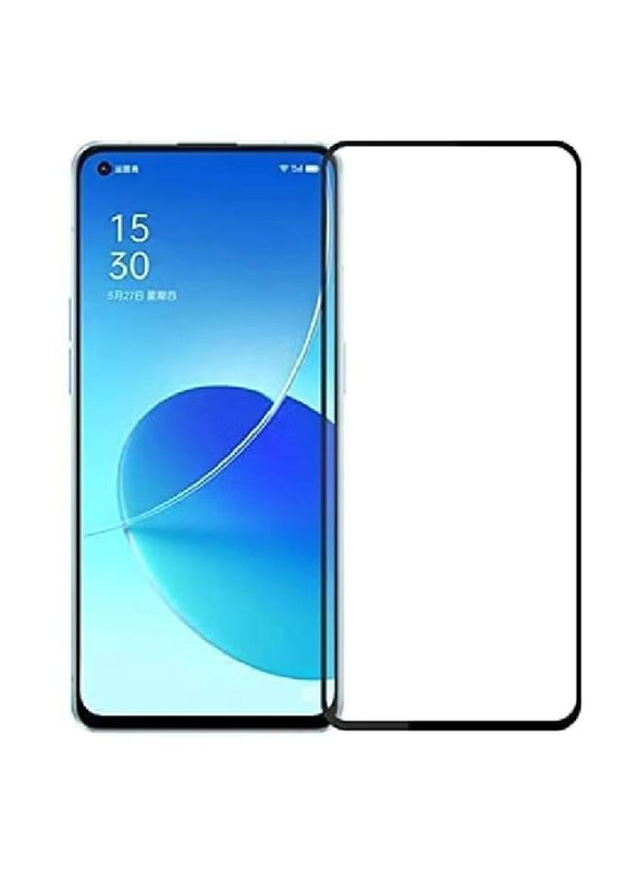 Oppo Reno 6 Full-Screen Tempered Glass Screen Protector, Clear