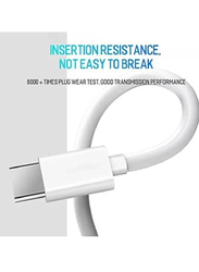 Super Fast Replacement Charging Cable, USB Type-C to USB Type A Data Cable for Huawei, White