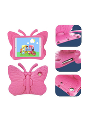 Apple iPad Air 9.7-inch Kids EVA Butterfly Stand Light Weight Tablet Case Cover, Rose Pink