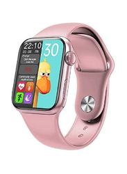 HD Touch Screen 1.75-Inch 44mm Smartwatch, BT Call, Heart Rate Sensor, Waterproof, Pink