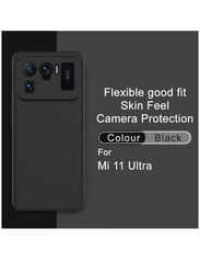 Xiaomi Mi 11 Ultra Protective Shockproof Full Coverage Soft TPU Mobile Phone Back Case Cover, Black