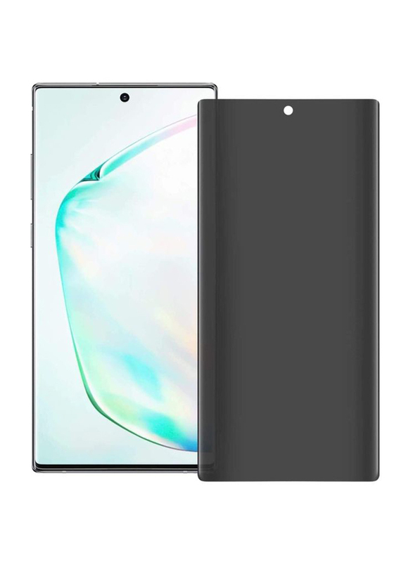 Ics Samsung Galaxy Note 10 Plus Tempered Glass Mobile Phone Screen Protector, Black