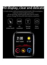 GT01 1.3 Inch Bluetooth Smartwatch, Black