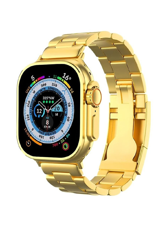 2023 Full Screen Touch Bluetooth Calling Smartwatch, Gold