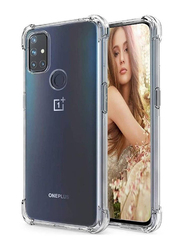 OnePlus Nord N10 5G Soft Silicone Shockproof Anti-Scratch Protective Bumper Mobile Phone Case Cover, Clear