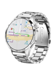 New Design Super AMOLED Display Smartwatch with Bluetooth Calling, Silver