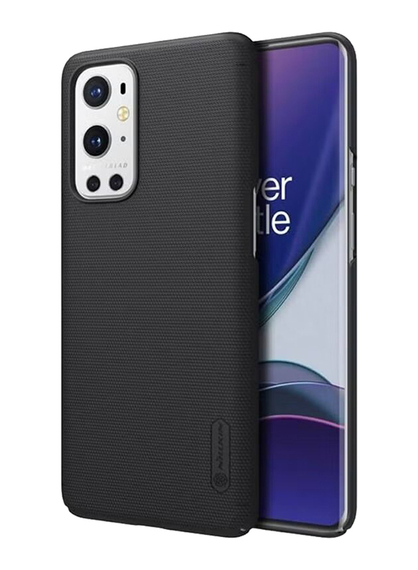 Nillkin OnePlus 9 Pro Super Frosted Shield Hard Mobile Phone Back Case Cover, Black