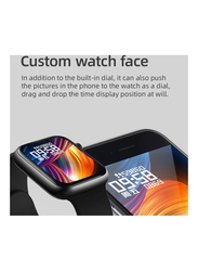 1.54-inch Full Touch Screen Smartwatch, for Android iOS Phones, Rose Gold