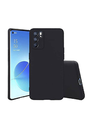 Oppo Reno 6 5G Protective Ultra Slim Flexible Soft Back Mobile Phone Case Cover, Black