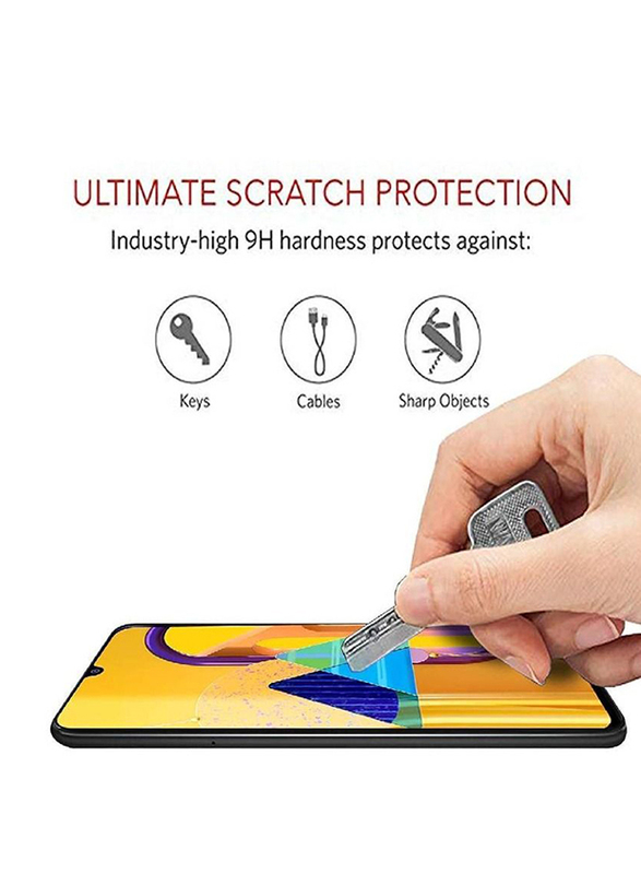 Samsung Galaxy M30s Tempered Glass Screen Protector, Clear