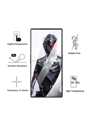 ZTE Nubia Red Magic 8 Pro/Red Magic 8 Pro+ Protective Soft Silicone Slim Flexible Mobile Phone Case Cover with Tempered Glass Screen Protector, Clear