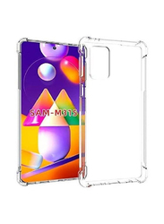 Samsung Galaxy M31s Crystal Clear Shockproof TPU Bumper Mobile Phone Case Cover, Transparent