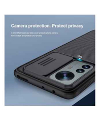 Nillkin Xiaomi Mi 12/12x/12S Mobile Phone Case Cover with CamShield, Black