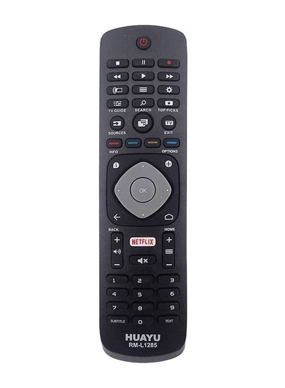 Huayu Replacement Remote Control for Philips Smart LCD/LED TV, Black