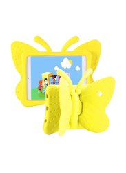 Apple iPad Air 9.7 Inch Kids EVA Butterfly Stand Light Weight Tablet Case Cover, Yellow