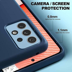 Samsung Galaxy A52s 5G Soft Silicone Mobile Phone Case Cover, Blue