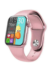 HW22 44mm Smartwatch, HD 1.75'' Touch Screen, BT Call, Heart Rate Sensor & Waterproof, Pink