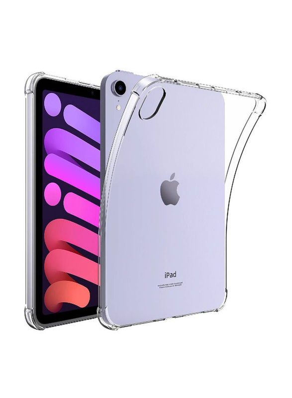 Apple iPad Mini 6 6th Generation 2021 Ultra Soft Flexible Transparent Bumper Mobile Phone Back Case Cover, Clear