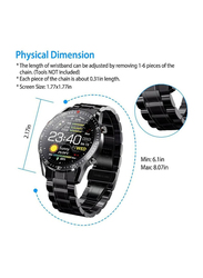 46mm Smartwatch, IP68 Waterproof & Pedometer for Android iOS, Black